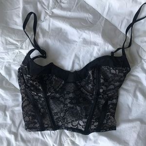 NWOT Lace bustier
